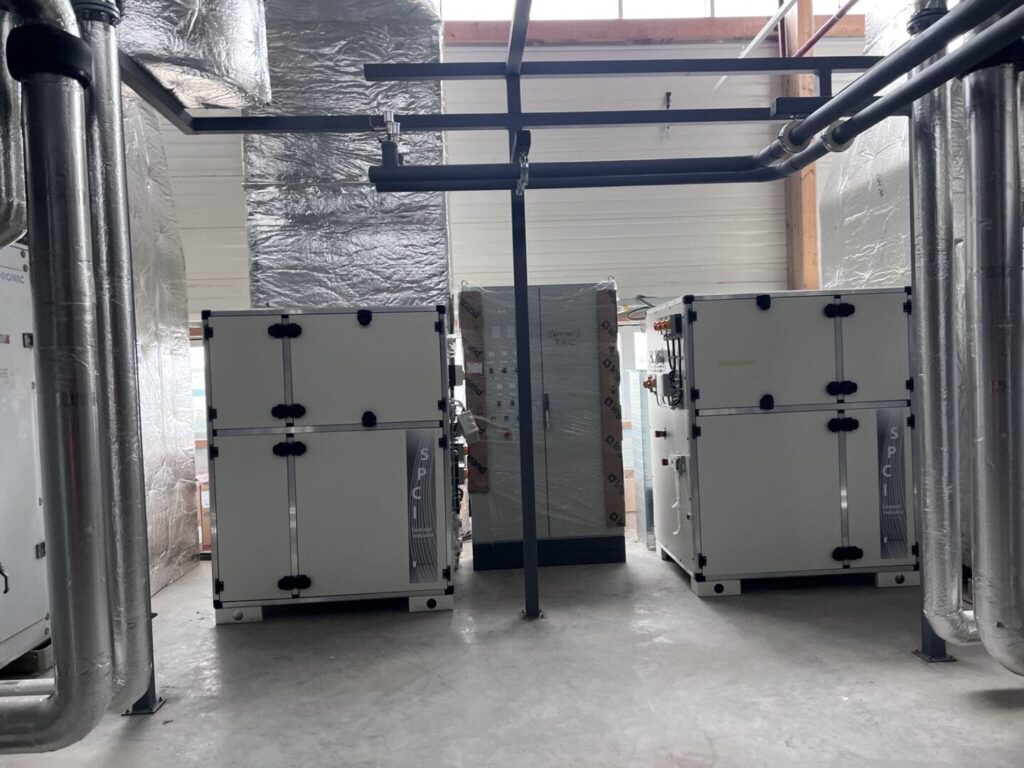 Photo réalisation chantier installation CTA