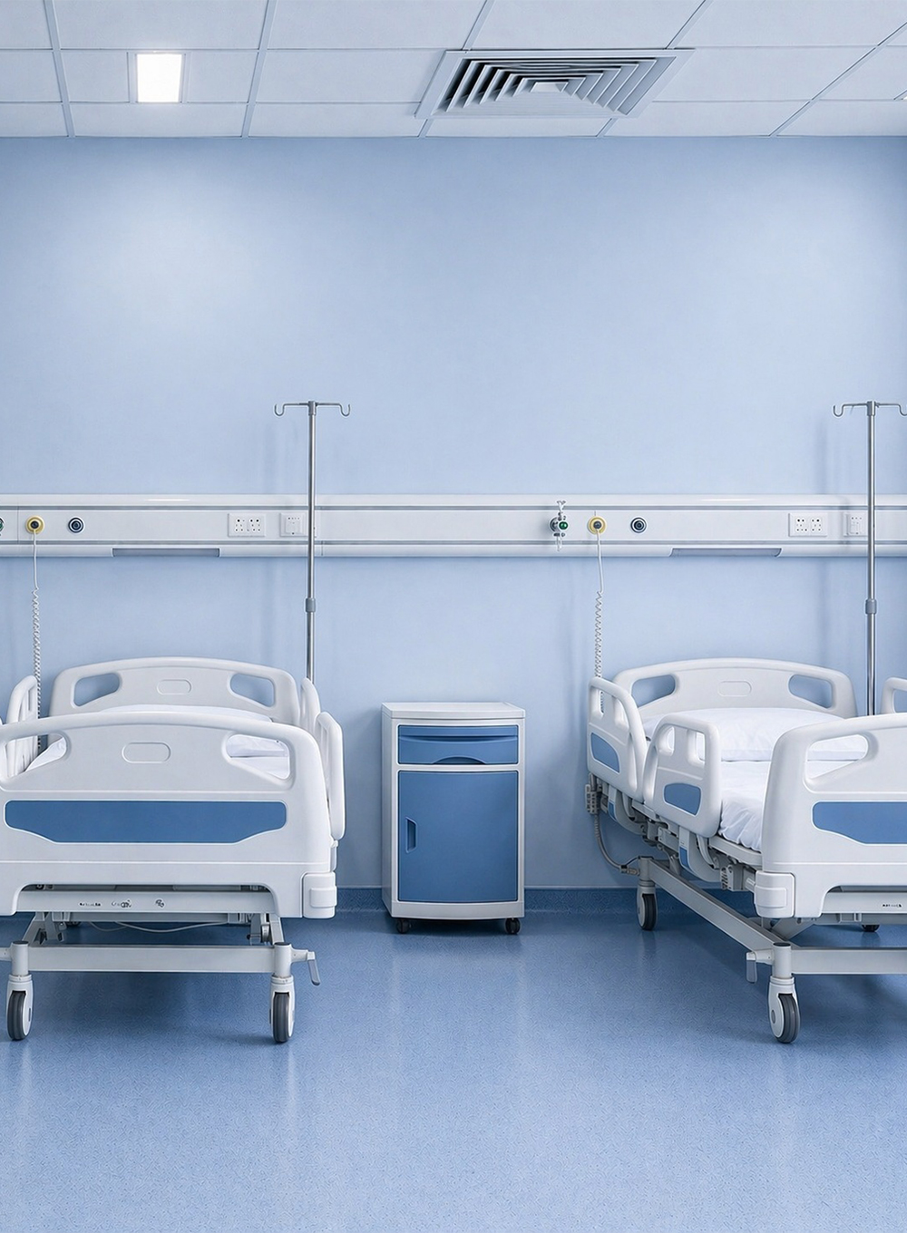 Chambre blanche bloc opératoire hôpital A2i